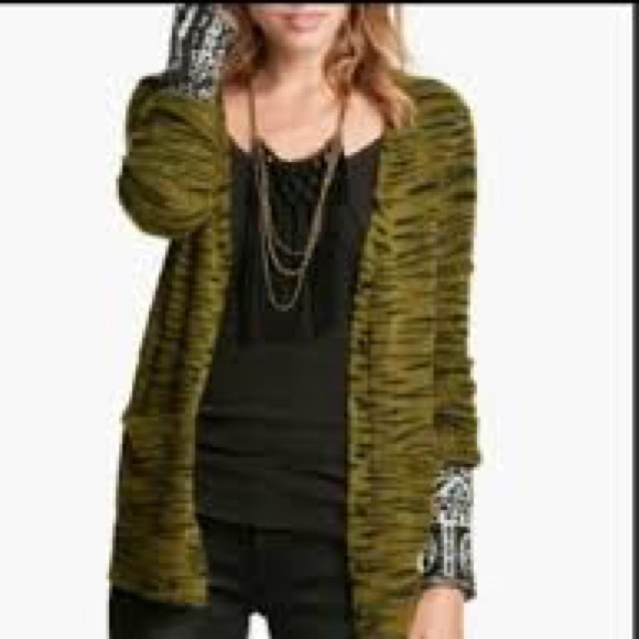 Free people Beach Green Tiger stripe Mohair - Picture 1 of 1